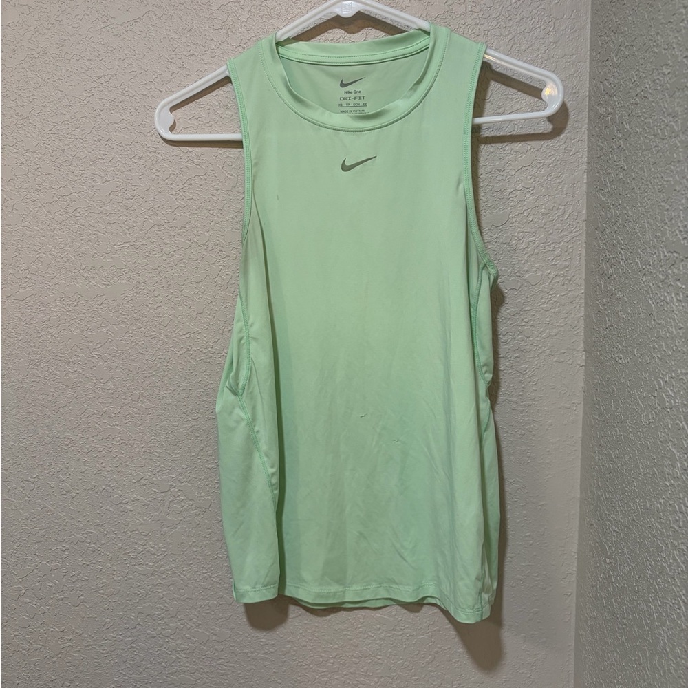 Nike Women's Light Green Tank Top